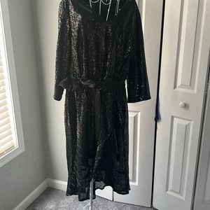 Beautiful sequined wedding holiday dress